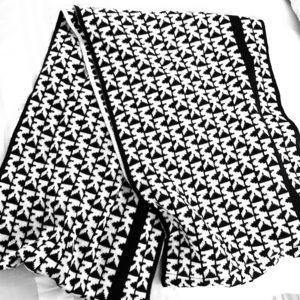 Black & White Michael Kors Infinity Scarf